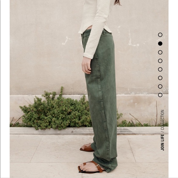 Zara | Pants u0026 Jumpsuits | Nwt Zara Barrel Fit Pants | Poshmark